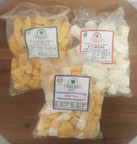 Cheese Curds, plain and flavored 16oz