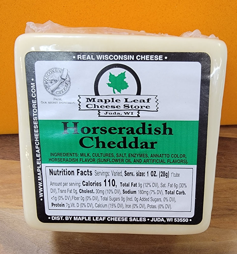 Cheddar Horseradish Maple Leaf Cheese Store
