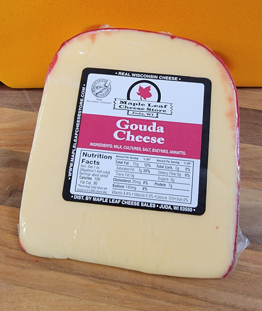 Maple Leaf Red Wax Gouda – a sweet, creamy Gouda cheese | Murray's Cheese