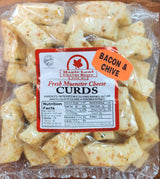 Cheese Curds, plain and flavored 16oz