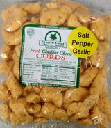 Cheese Curds, plain and flavored 16oz