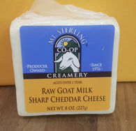 Raw Goat Milk Cheddar, 8oz