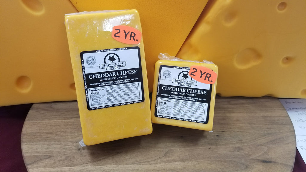 Cheddar Aged 2 Years Maple Leaf Cheese Store